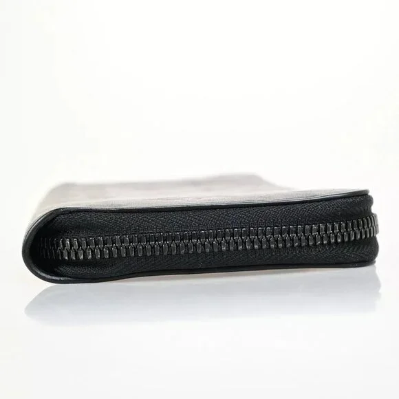 LOUIS VUITTON Vertical Long Zippy Wallet Monogram Shadow Black M62902 62FB267